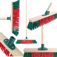 SZCZOTKA ULICÓWKA DO ZAMIATANIA Z KIJEM MIOTŁA OGRODOWA ZAMIATACZ 50CM