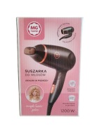 SUSZARKA DO WŁOSÓW MG HOME 1200 W SKŁADANA RĄCZKA 2 STOPNIE KONCENTRATOR
