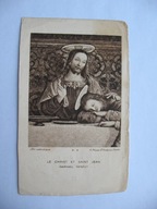 LIPNIK JEZUS i ŚWIĘTY JAN SREBRNY JUBILEUSZ przedwojenny ŚW. OBRAZEK 1927