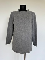 Cashmere 100% kaszmir sweter gruby puch L