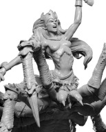 Drice Yelenna Arachne Drider Kobieta Pająk Potwór RPG D&D Druk3D