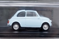 FIAT 500 D baby blue Salvat Hachette 1:24 Kultowe auta Samochody PRL