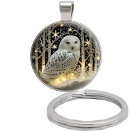 Brelok do kluczy/ka - Sowa - ozdobna zawieszka, plecak, portfel