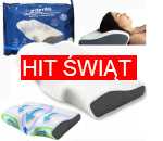 Derila Poduszka ortopedyczna z pianki memory 50x30x10 + POSZEWKA GRATIS