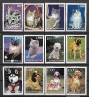 Turkmenistan xx W48,a fauna psy koty MNH VF 2skany