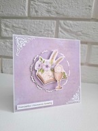 Kartka komunijna I Komunia Święta pamiatka