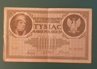 Banknot 1000 złotych 1919 seria II 087858