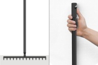 GRABIE METALOWE DO LIŚCI/TRAWY/SIANA UNIWERSALNE ALUMINIOWY TRZONEK LEKKIE