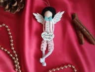 Aniołek handmade makrama