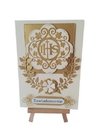 ZAWIADOMIENIA KOMUNIA IHS W SERWETCE C6 ZŁOTO – ECRI