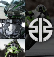 Nowe Logo Kawasaki 5cm 5kolorów H2R Ninja GTR Z ER