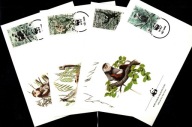 Wietnam / 4 Koperty FDC / 973-976 ( WWF - Fauna - Małpy ) 1987 r.