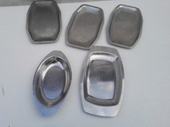 małe tace miski stal nierdzewna inox 5szt prostokąt SERVINOX 18/8-10 (27)
