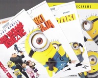 MINIONKI komplet 1+2+3+4 GRU DRU PAKIET 4 DVD FOLI