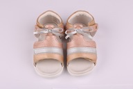 Bobux Sandałki Mirror Pale Gold+Rose Gold Stripe
