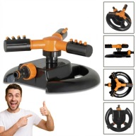 ZRASZACZ OGRODOWY BRADAS BLACK LINE OBROTOWY REGULOWANY 3-RAMIENNY DO 50 M2