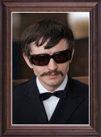 Obraz Mieczysław Kosz portret w drewnianej ramie ze szkłem