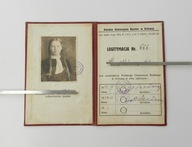 LEGITYMACJA UCZNIOWSKA - POLSKIE GIMNAZJUM ORŁOWA, ZAOLZIE 1938 r.