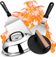 W&H Smash Zestaw do Burgerów 4 w 1 ze Stali Nierdzewnej Arkusze