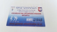 bilet GWAREK Ornontowice (woj. śląskie) v2
