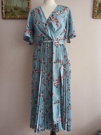 prettylittlething SUKIENKA plisowana ptaki 38