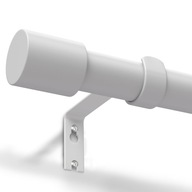 Sprzedam nowy karnisz drążek do zasłon biały 76-380 cm regulowany, 19 mm