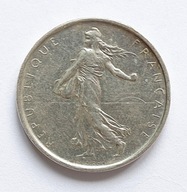 Francja 5 Franków 1961r. Typ Siewczyni Ag 11