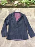 B11 Marynarka damska vintage 80s 90s retro czarna 40 L