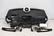Deska Konsola AIRBAG PASY Fiat 500 08-14 ORYGINAŁ DEMONTAŻ PRZEDLIFT SZARA