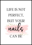 A2 PLAKAT DO SALONU MANICURE PEDICURE PAZNOKCIE, SALON MANICURE URODY