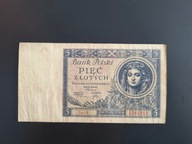 5 złotych 1930 seria V rzadkie