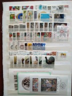 POLSKA Zestaw Znaczków Kasowanych z Klejem bez Podlepek z Rocznik 1970