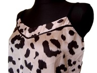 Satynowa Piżama na Ramiączkach - Chłodzący Dotyk Jedwabiu r. XL