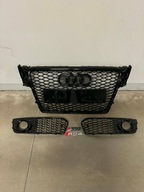 Grill,atrapa zderzaka,kratki halogenów,plaster miodu AUDI A4 B8 przedlift