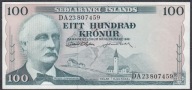 Islandia 100 koron 1961