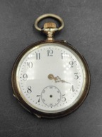 Stary zegarek kieszonkowy do naprawy lub na części, RHEIN srebro 0.800