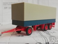 ~*~ ORYGINALNY HERPA..PRZYCZEPA..SKRZYNIA Z PLANDEKĄ ~*~