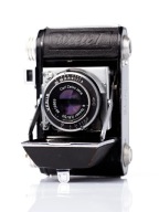 Aparat mieszkowy składany Welta Welti I + Carl Zeiss Jena Tessar 50/2.8