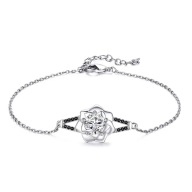 Bransoletka s3 Platerowana Platyną CZ / Spinel – Franko