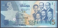 GHANA 5 Cedis 2015 P.38f