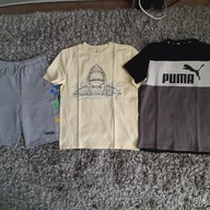 Zestaw 3 szt firmowe GAP CONVERSE roz.164 t-shirt szorty stan idealny