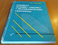 Elementy Algebry Liniowej I Programowania Liniowego M I Romakin