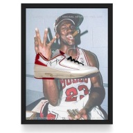 Plakat Jordan 2 x Off White "Chicago" (Czarna/Biała Ramka)