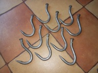 HAKI RZEZNICKIE STAL NIERDZEWNA 10 SZTUK