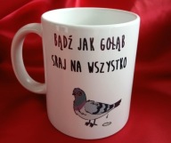 Kubek handmade z humorystycznym napisem