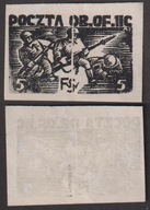 Woldenberg Fi15 czarnodruk odbitka z unieważnionej matrycy Korszeń