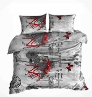 Pościel kora lux 160x220 + 2x70x80 + 2x40x40 guzik K 362 Rower listonosza