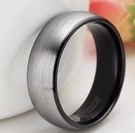 WOLFRAMOWA OBRACZKA 8MM MATTE SZCZOTKOWANA R.15