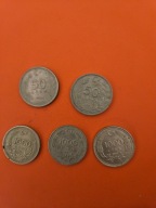 Turcja 1000 lira 1990,91,93 + 50 lira 1984,87