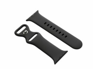 Pasek do Apple Watch 38/40/41 mm SE 7 8 9 10 Silikonowy czarny